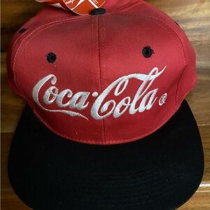 NWT Coca Cola Cap SnapBack Vintage Embroidered Logo